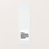 私はメディケア保険代理店の資格を持っています 名刺 (外部フラット)