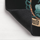 私はメドゥーサギリシャ神話ハロウィーンかもしれない マウスパッド (コーナー)