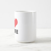 私はメニフィーが大好き コーヒーマグカップ (中央)