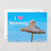 私はメノルカが大好き ポストカード (正面/裏面)