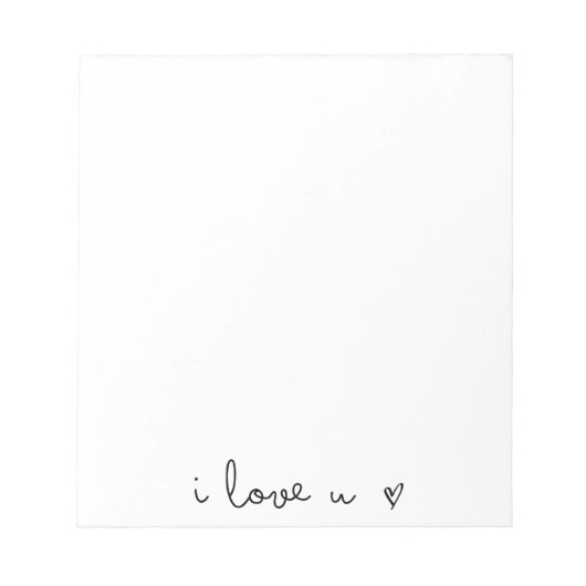 私はメモ帳を愛している ノートパッド (正面)