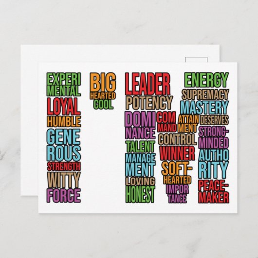 私はメラニン女性の動機感動的前向き付け シーズンポストカード (正面/裏面)