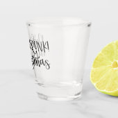 私はメリー飲クリスマスだ |飲おもしろいみユーモア ショットグラス (右)