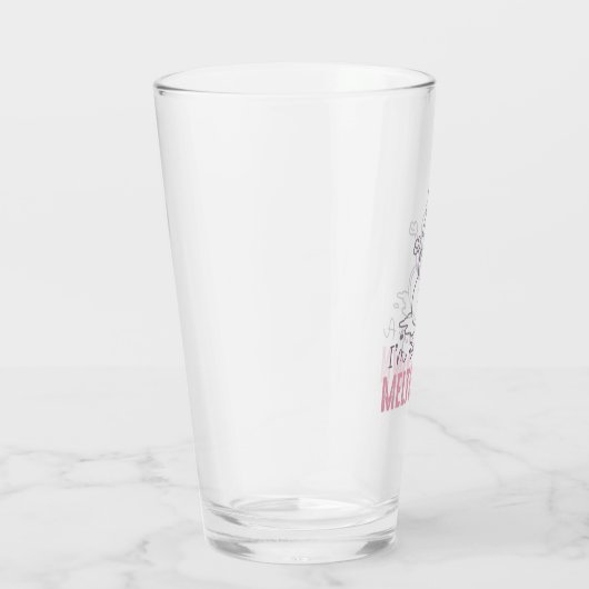 私はメルトダウンを持っている – おもしろい雪だるまデザイン タンブラーグラス (右)