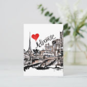 私はメルボルンが大好き ポストカード (スタンド正面)