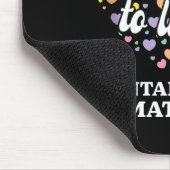 私はメンタルヘルス聞認識度S Taに時間がある マウスパッド (コーナー)