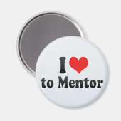 私はメンターが大好き マグネット (正面/裏面)