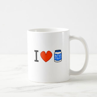 私はメーヨーを愛します! コーヒーマグカップ