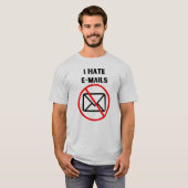 私はメールが嫌い Tシャツ (正面フル)