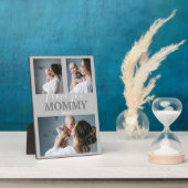 私はモダンママを愛している | 3フォトコラージュのプラーク フォトプラーク (側面)