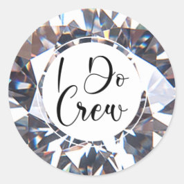 私はモダンCREW Diamond Scriptを行う ラウンドシール