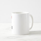 私はモチャコーヒーが大好き コーヒーマグカップ (正面右)