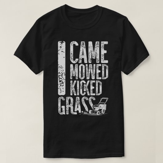 私はモッ来ドの蹴った草の刈り衣装管理人 Tシャツ (デザイン正面)