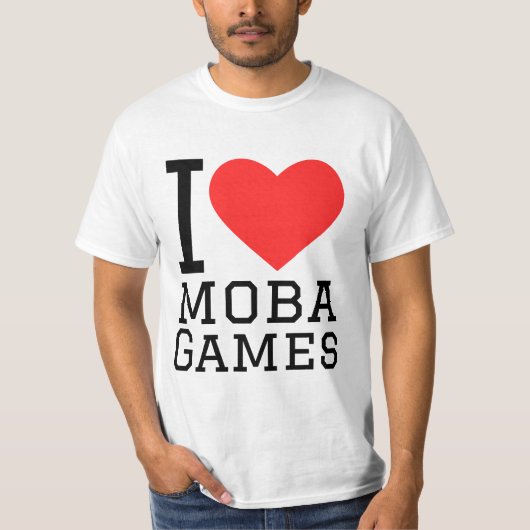 私はモバゲームが大好きだ Tシャツ (正面)