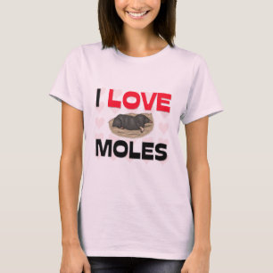 私はモルを愛します Tシャツ
