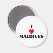 私はモルディブが大好き マグネット (正面/裏面)