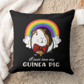 私はモルモット可愛いキャビーペットが大好き クッション (ブランケット)