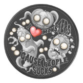 私はモンスターが人々の最低原因 アイスホッケーパック (正面)