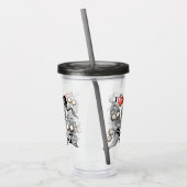 私はモンスターが人々の最低原因 アクリルタンブラー (左)