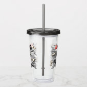 私はモンスターが人々の最低原因 アクリルタンブラー (右)