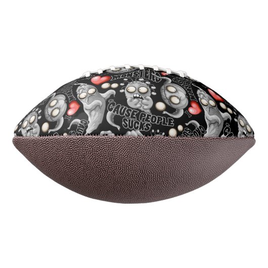 私はモンスターが人々の最低原因 アメリカンフットボール (回転90)