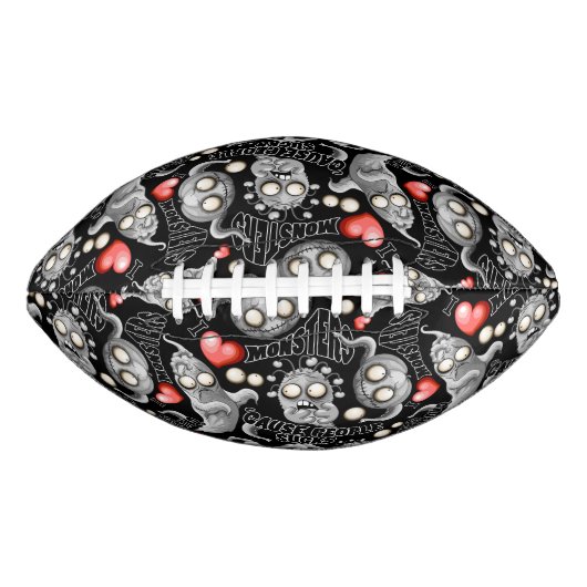 私はモンスターが人々の最低原因 アメリカンフットボール (正面)