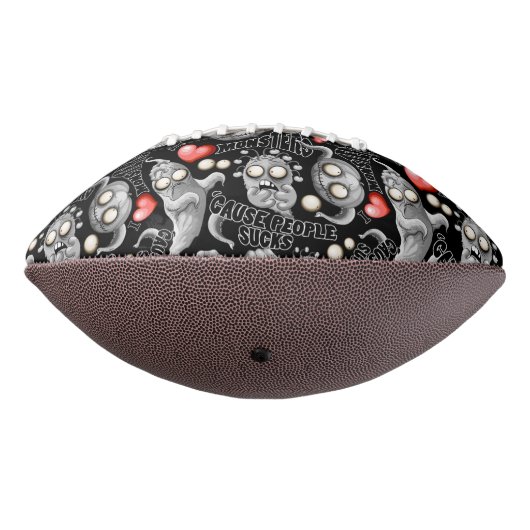 私はモンスターが人々の最低原因 アメリカンフットボール (回転270)