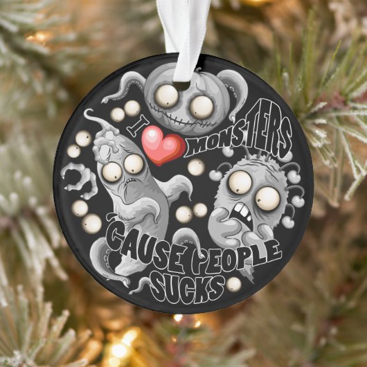 私はモンスターが人々の最低原因 オーナメント (ツリー)