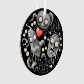 私はモンスターが人々の最低原因 オーナメント (正面)