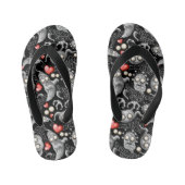 私はモンスターが人々の最低原因 キッズビーチサンダル (フットベッド)