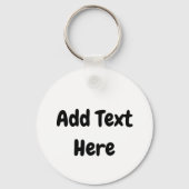 私はモンスターが人々の最低原因 キーホルダー (裏面)