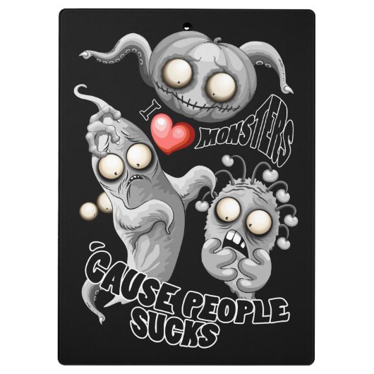 私はモンスターが人々の最低原因 クリップボード (裏面)