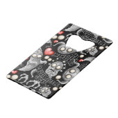 私はモンスターが人々の最低原因 クレジットカード栓抜き (正面アングル)