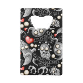 私はモンスターが人々の最低原因 クレジットカード栓抜き (裏面)