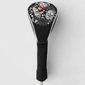 私はモンスターが人々の最低原因 ゴルフヘッドカバー (正面)