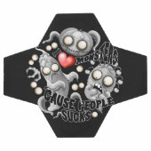 私はモンスターが人々の最低原因 サッカーボール (フラット)