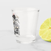 私はモンスターが人々の最低原因 ショットグラス (右)