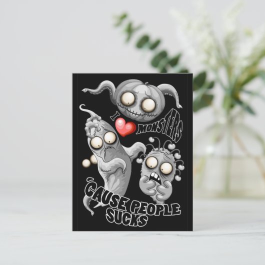 私はモンスターが人々の最低原因 シーズンポストカード (スタンド正面)