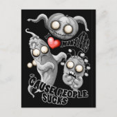 私はモンスターが人々の最低原因 シーズンポストカード (正面)