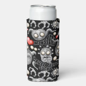 私はモンスターが人々の最低原因 スリム缶クーラー (Seltzer正面)