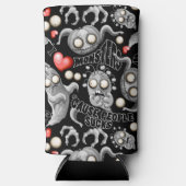 私はモンスターが人々の最低原因 スリム缶クーラー (正面)