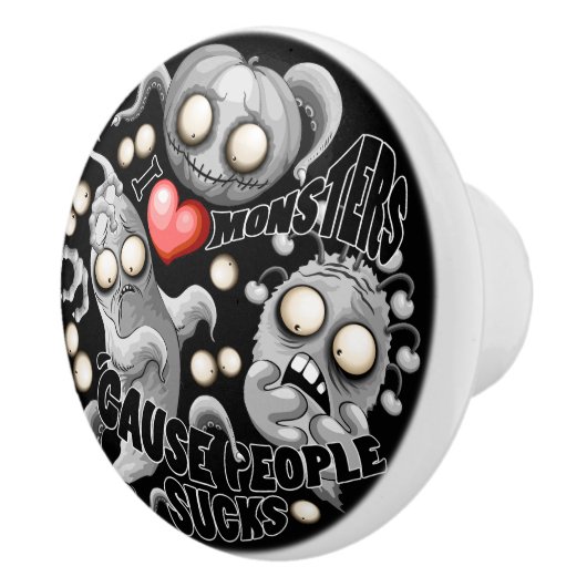 私はモンスターが人々の最低原因 セラミックノブ (右)