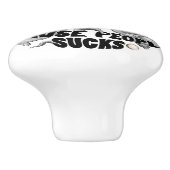 私はモンスターが人々の最低原因 セラミックノブ (側面)