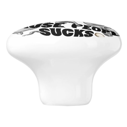 私はモンスターが人々の最低原因 セラミックノブ (側面)