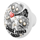 私はモンスターが人々の最低原因 セラミックノブ (右)