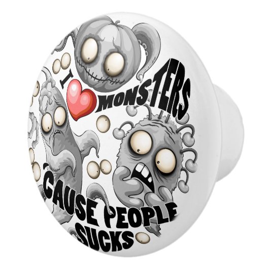 私はモンスターが人々の最低原因 セラミックノブ (右)