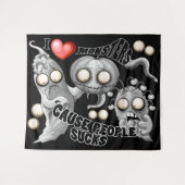 私はモンスターが人々の最低原因 タペストリー (正面(横))