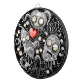 私はモンスターが人々の最低原因 ダーツボード (正面右)