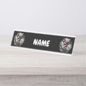 私はモンスターが人々の最低原因 デスクネームプレート (正面)