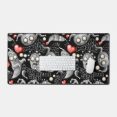 私はモンスターが人々の最低原因 デスクマット (キーボード&マウス)